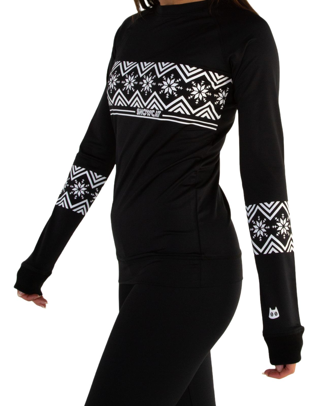 SNOWCAT Base Layer Set Black