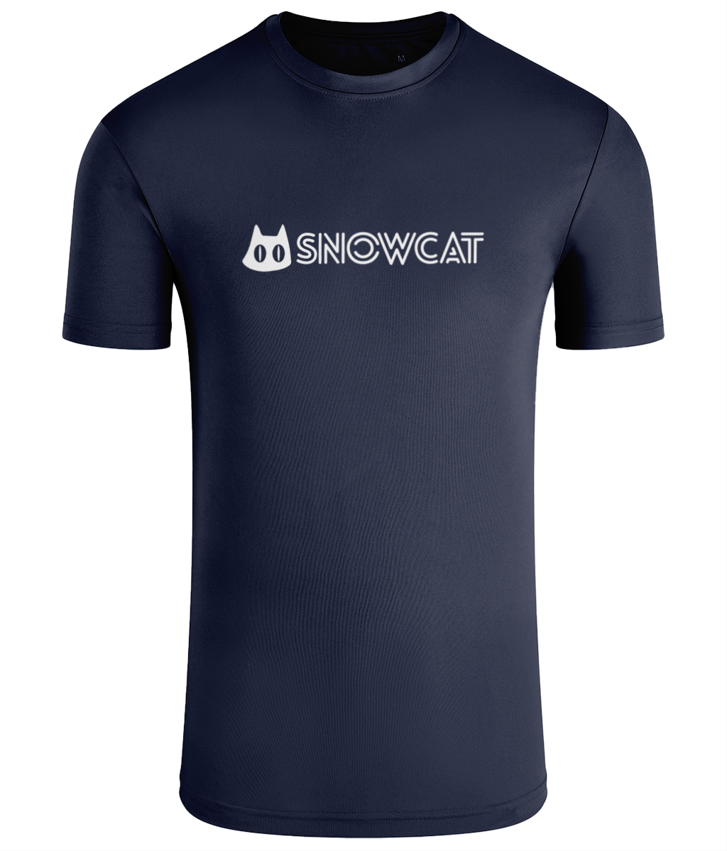 SNOWCAT Text Performance T-shirt Unisex