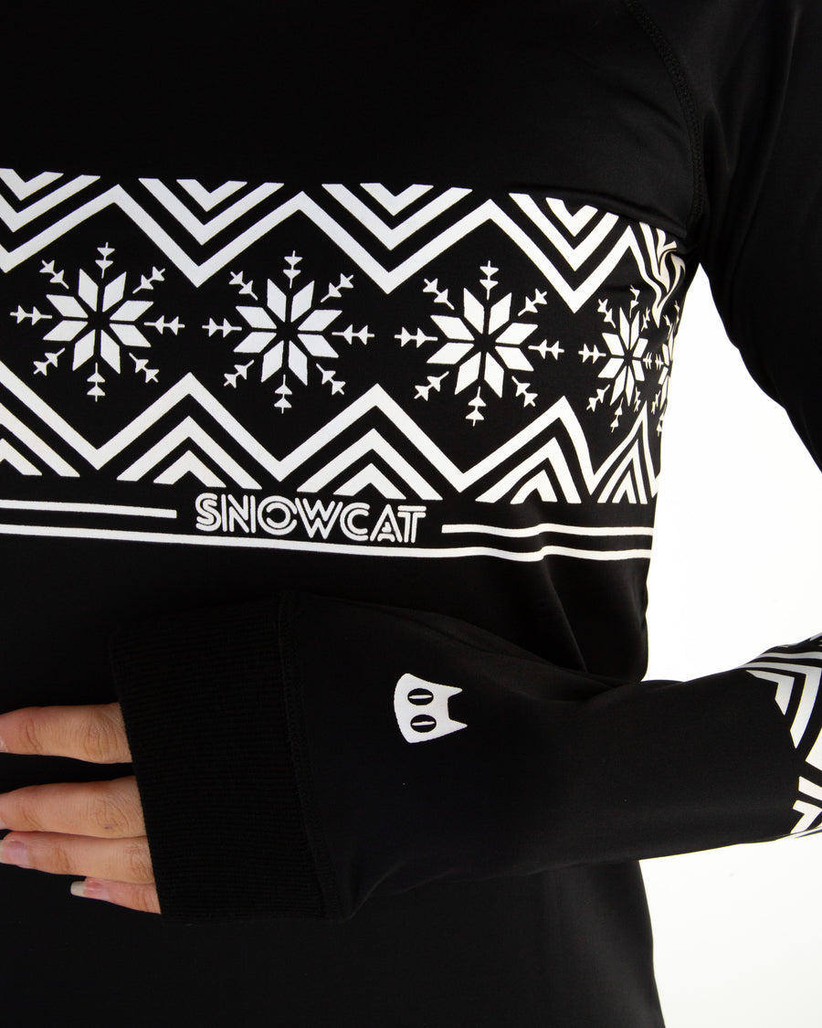SNOWCAT Base Layer Set Black