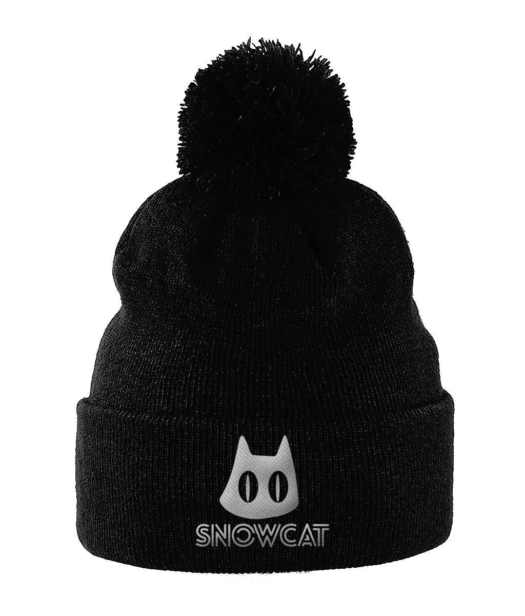 SNOWCAT Pom Pom Beanie