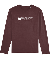 Thumbnail for SNOWCAT Long Sleeve Horizontal Text WHITE