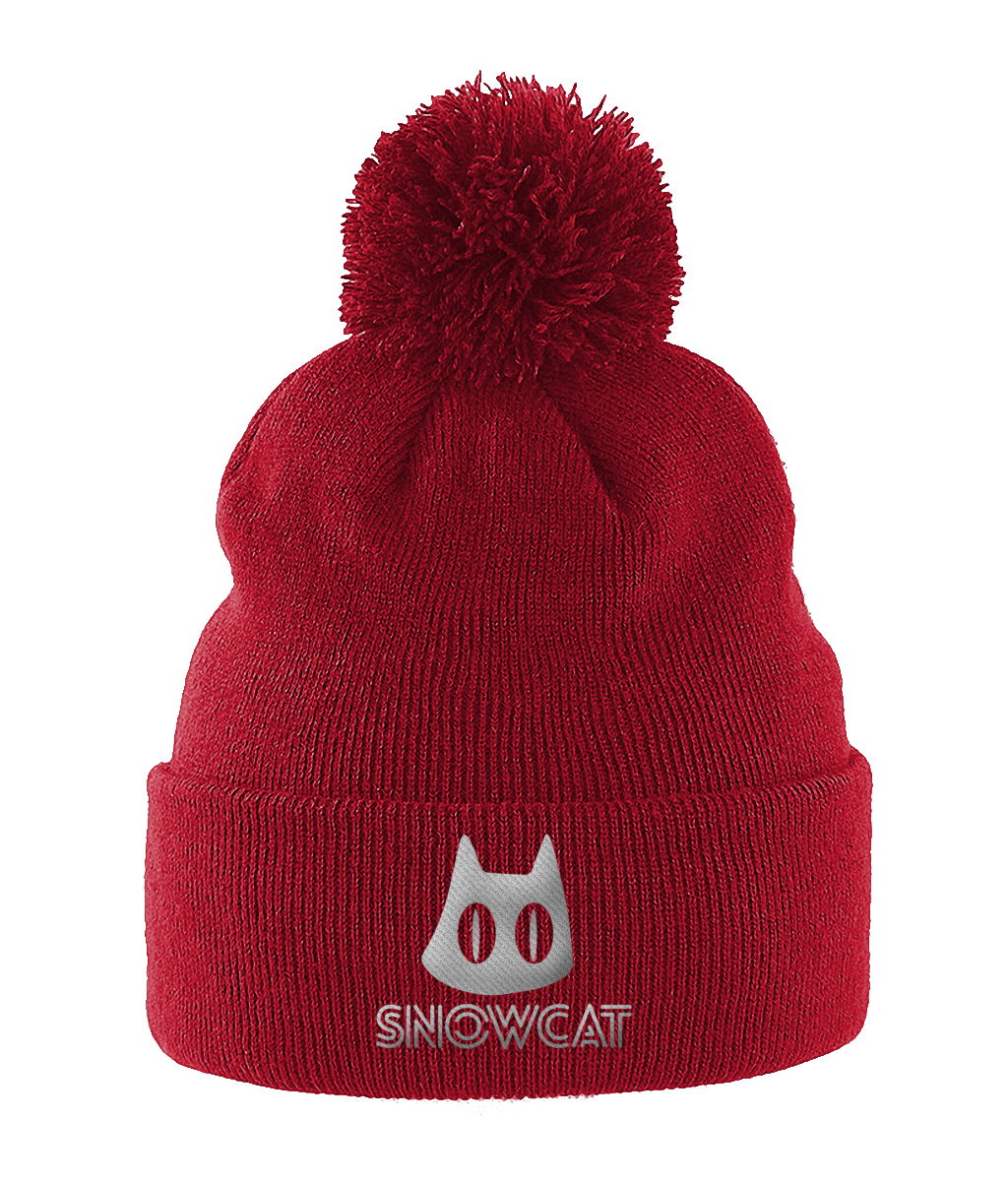 SNOWCAT Pom Pom Beanie