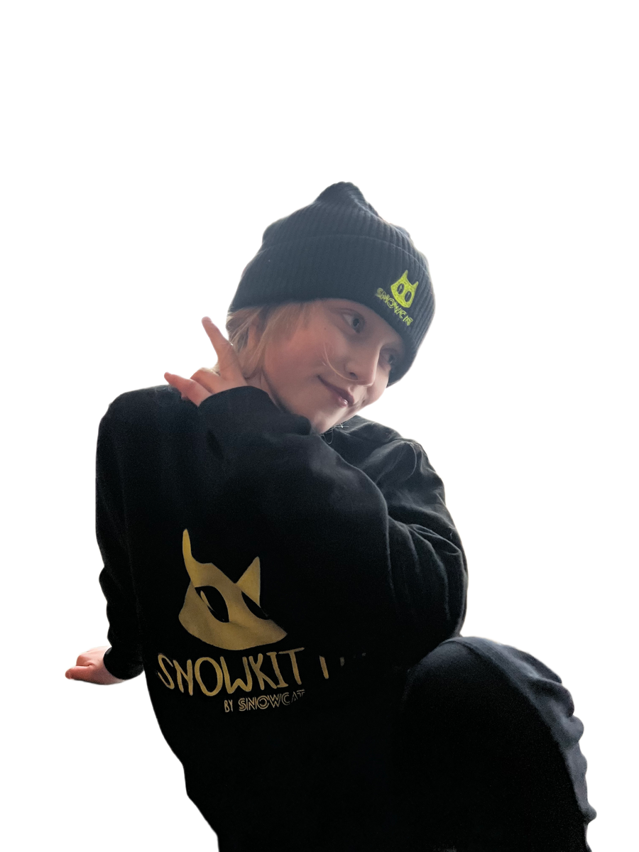 SNOWCAT Logo Organic Beanie