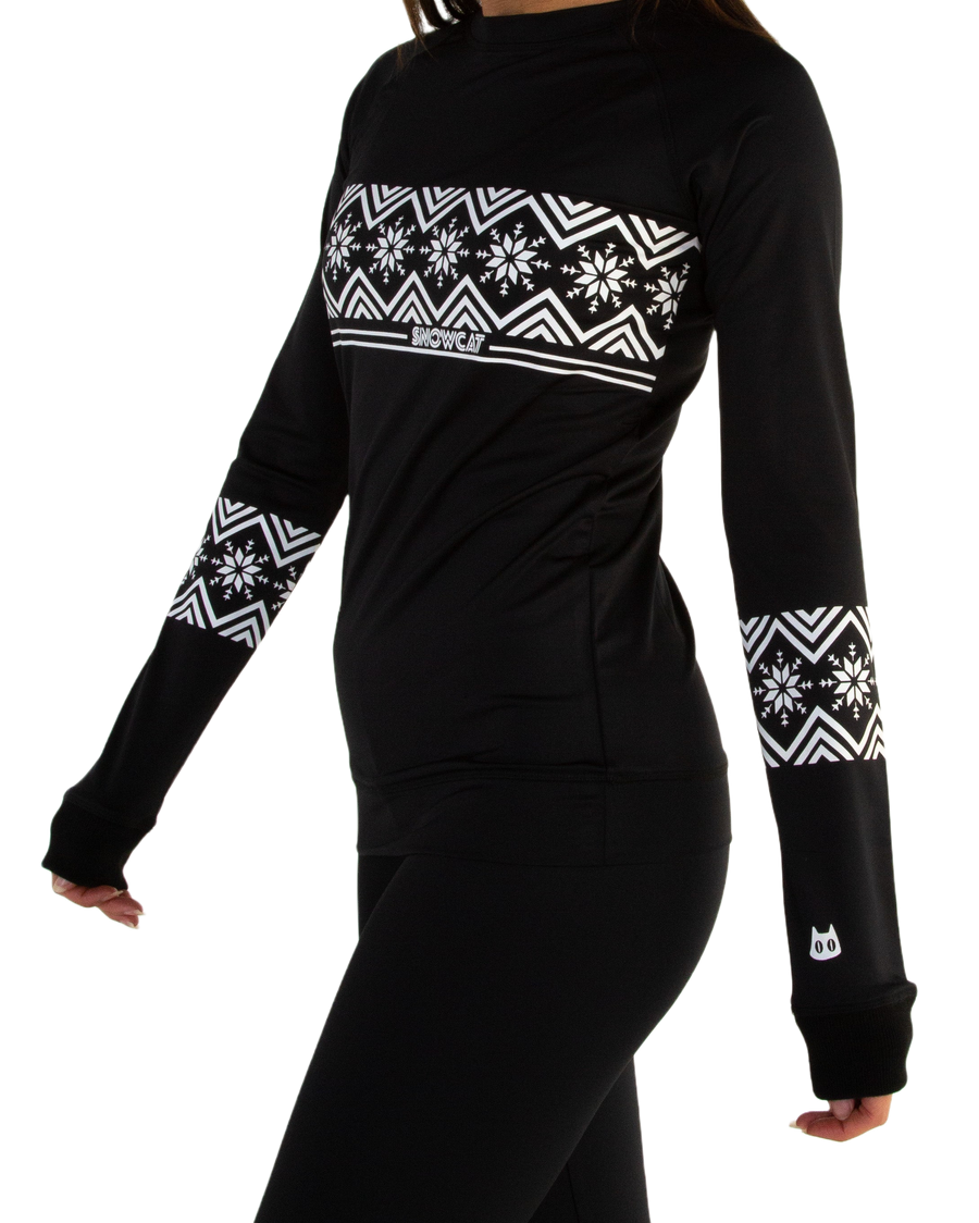 SNOWCAT Base Layer Set Black