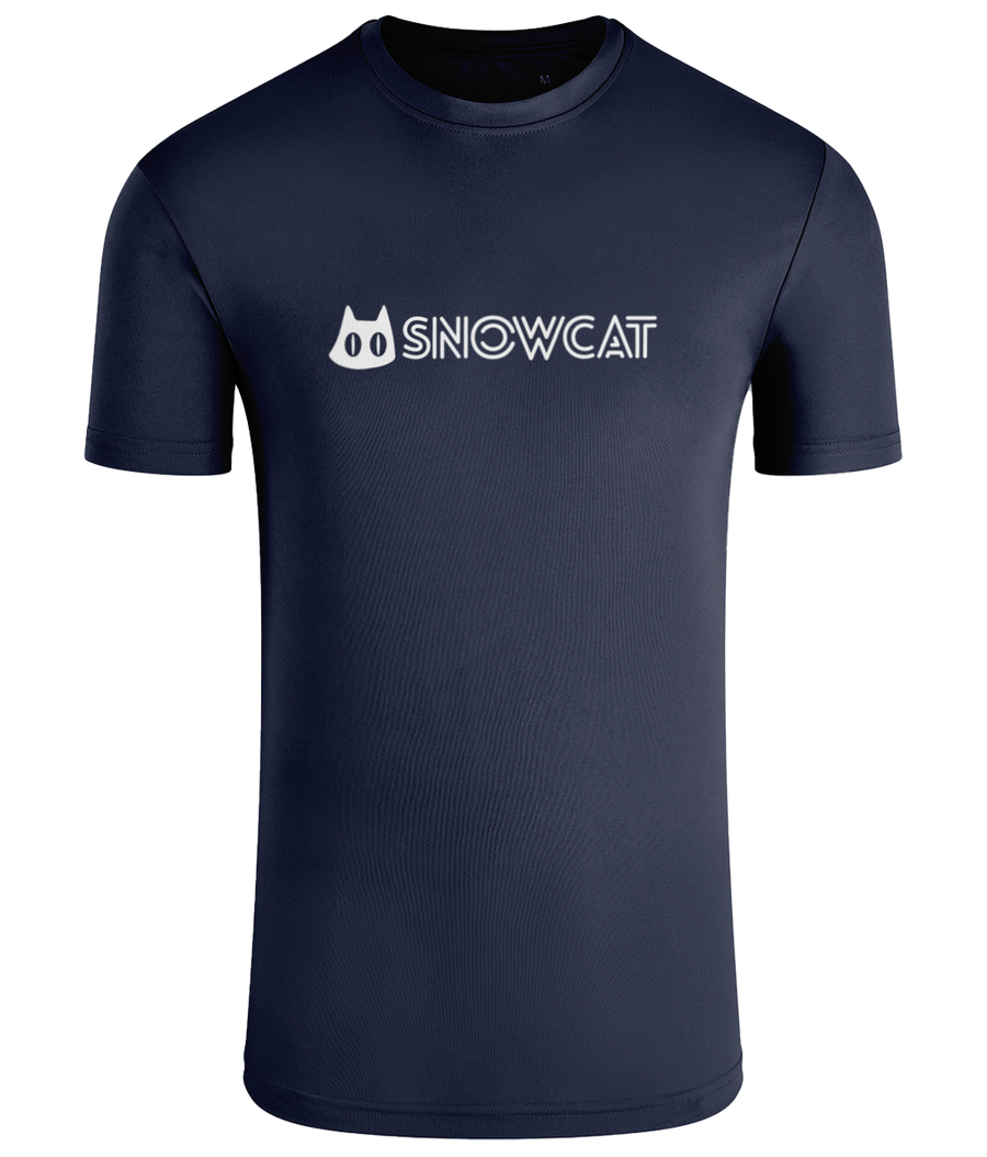SNOWCAT Text Performance T-shirt Unisex