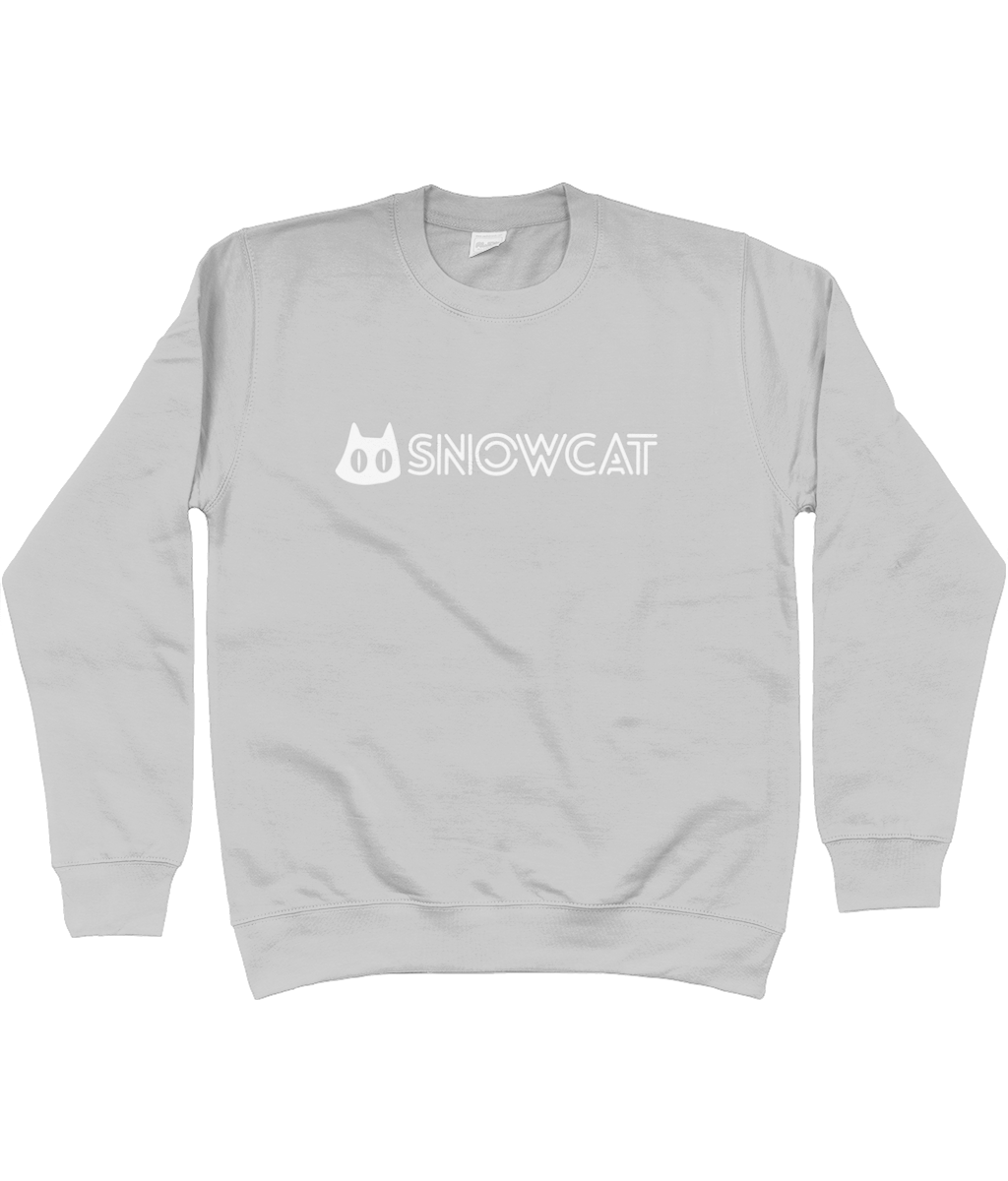 SNOWCAT Text Sweatshirt Unisex