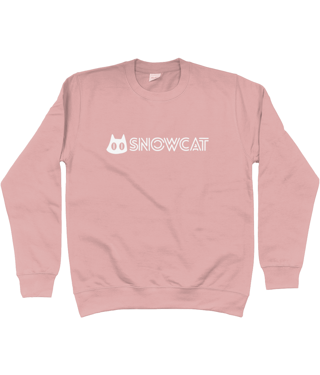 SNOWCAT Text Sweatshirt Unisex