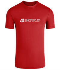 Thumbnail for SNOWCAT Text Performance T-shirt Unisex