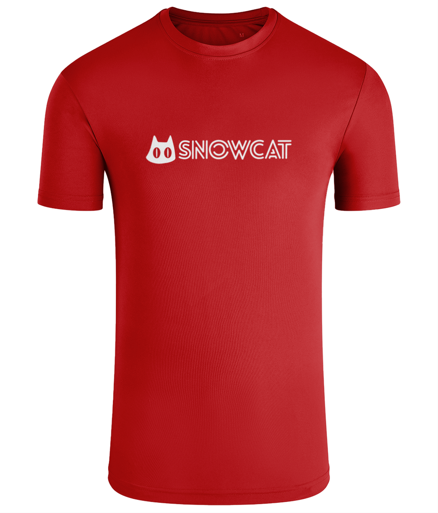 SNOWCAT Text Performance T-shirt Unisex