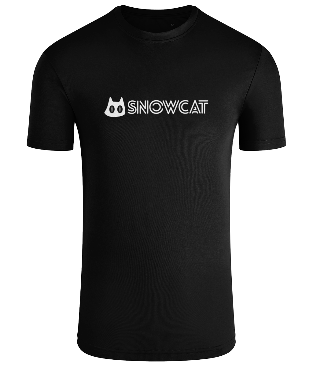 SNOWCAT Text Performance T-shirt Unisex