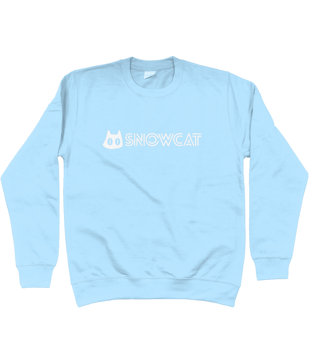 SNOWCAT Text Sweatshirt Unisex