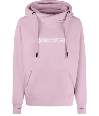 Thumbnail for SNOWCAT Oversized Vegan Cross Neck Text Hoodie Unisex
