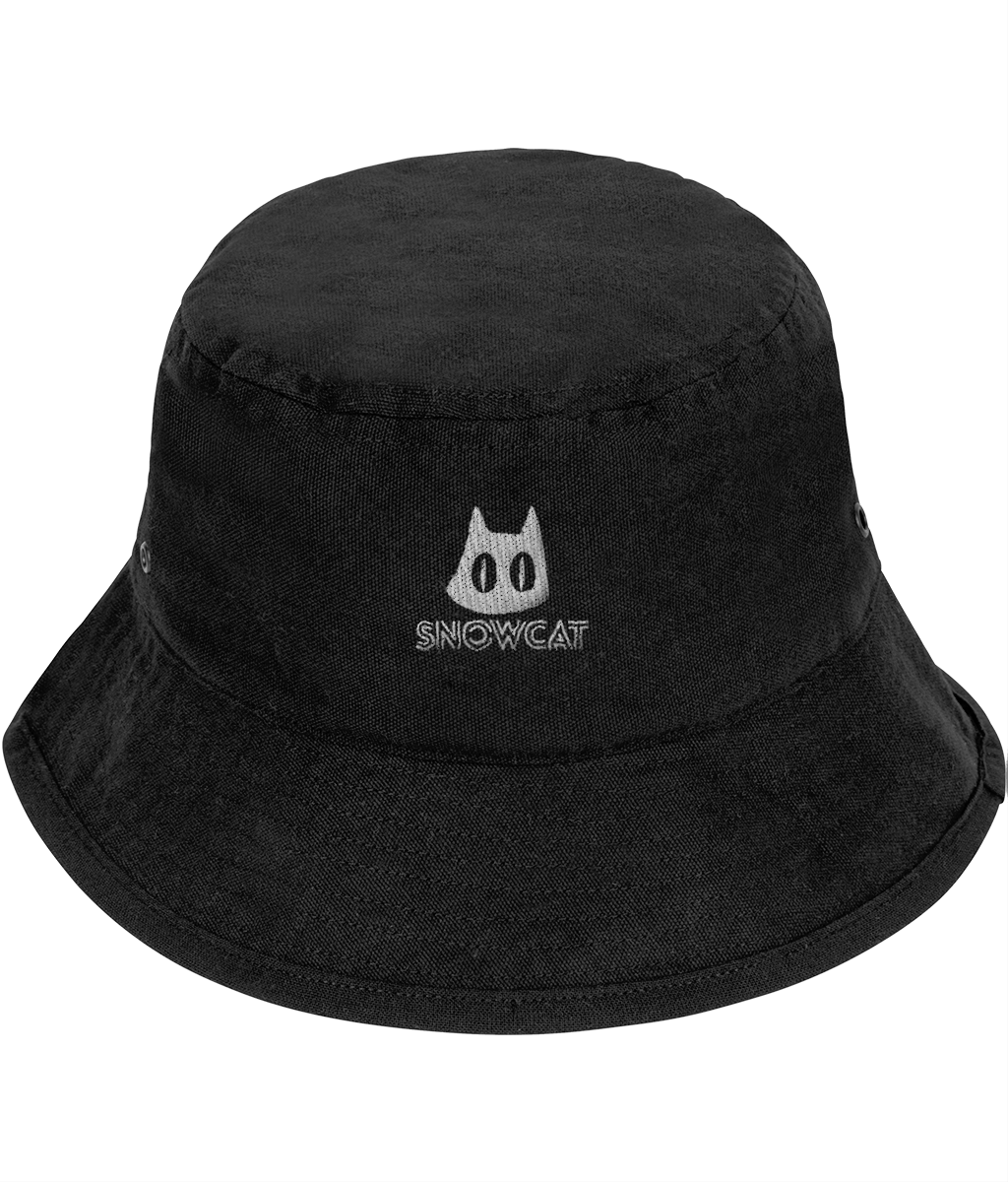 SNOWCAT Recycled Embroidered Bucket Hat