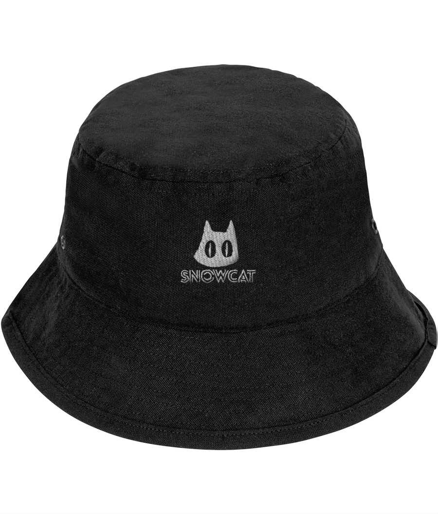 SNOWCAT Recycled Embroidered Bucket Hat