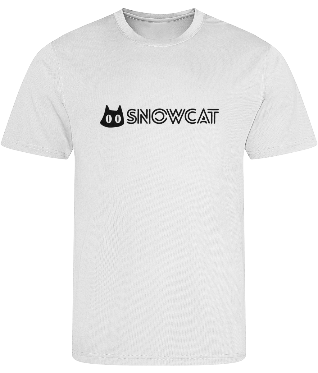 SNOWCAT Recycled Text T-shirt Unisex
