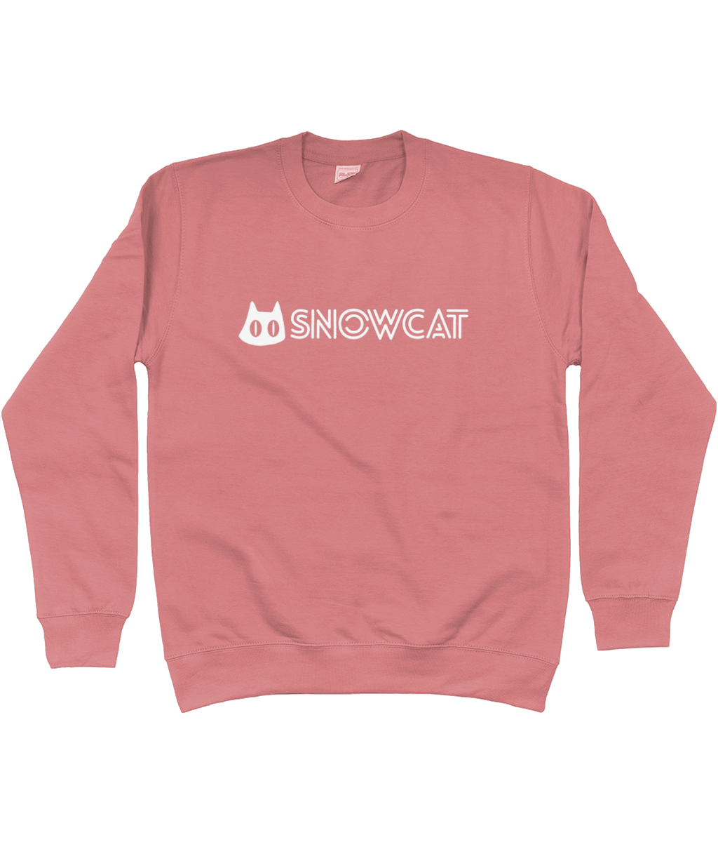 SNOWCAT Text Sweatshirt Unisex