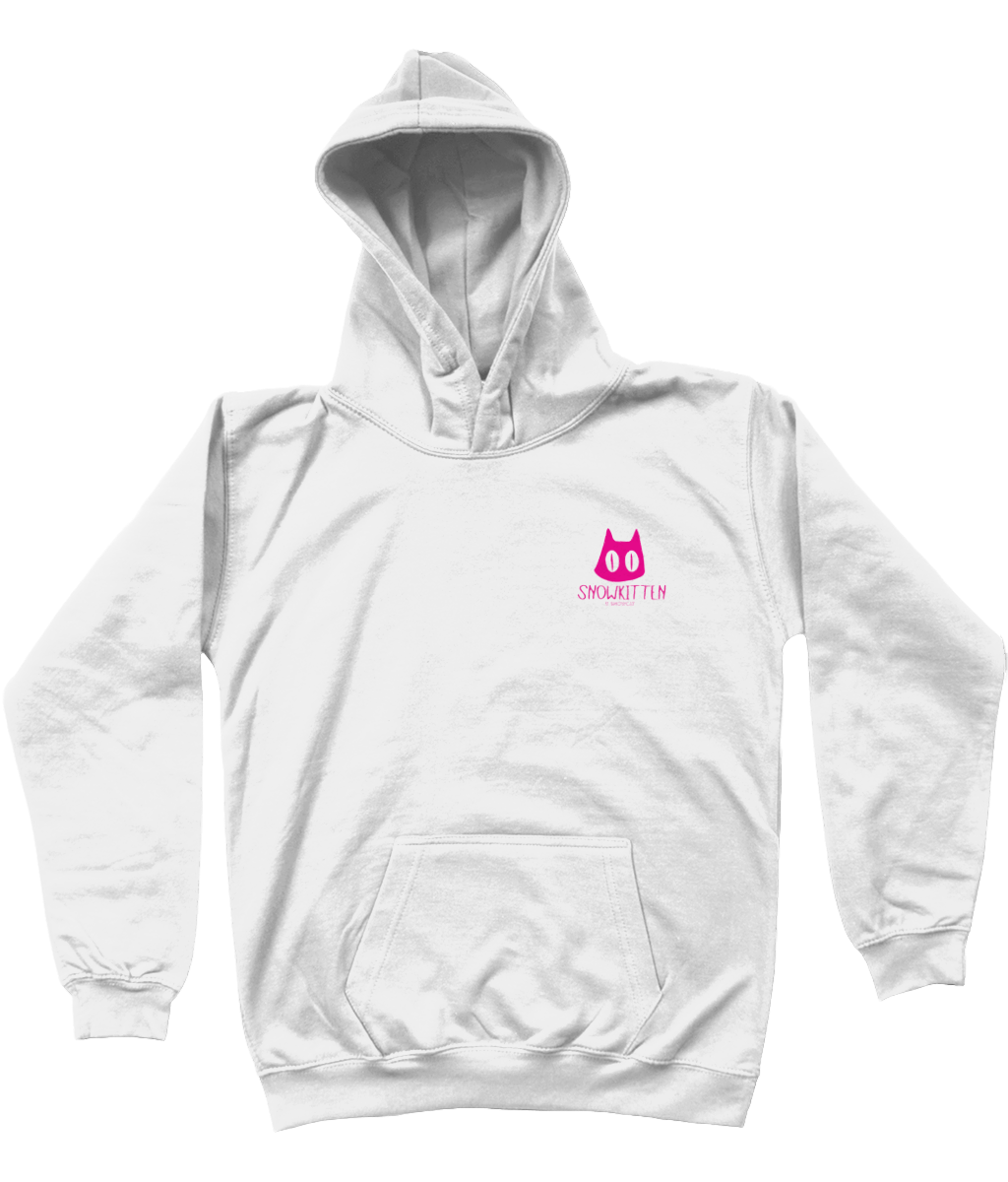 SNOWKITTEN Kids Hoodie Neon Pink Unisex