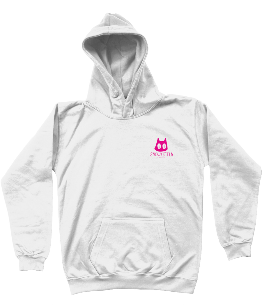 SNOWKITTEN Kids Hoodie Neon Pink Unisex
