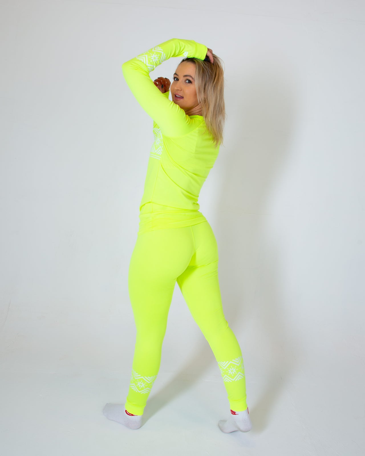 SNOWCAT Base Layer Set Neon