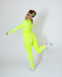 Thumbnail for SNOWCAT Base Layer Set Neon