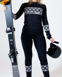 Thumbnail for SNOWCAT Base Layer Set Black