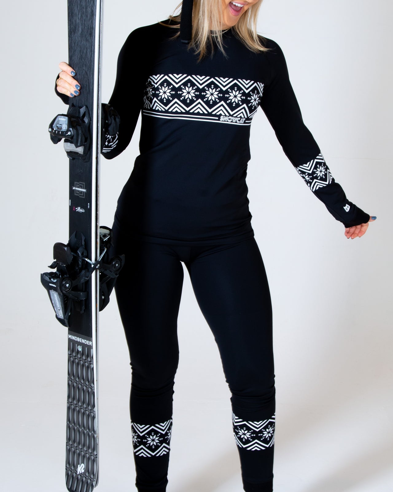 SNOWCAT Base Layer Set Black