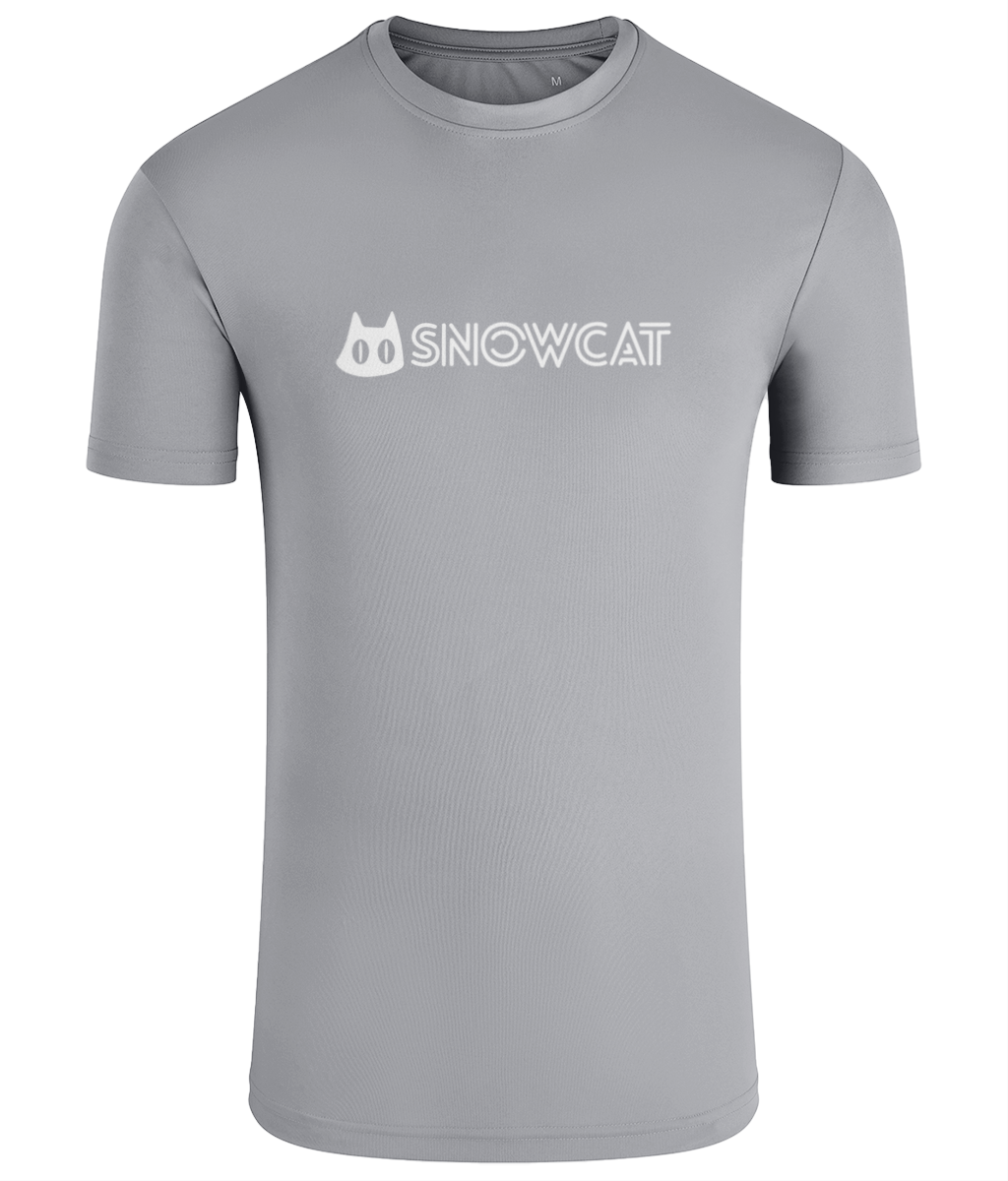 SNOWCAT Text Performance T-shirt Unisex