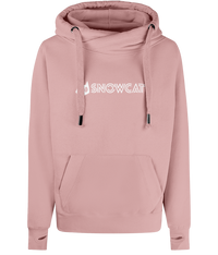 Thumbnail for SNOWCAT Oversized Vegan Cross Neck Text Hoodie Unisex