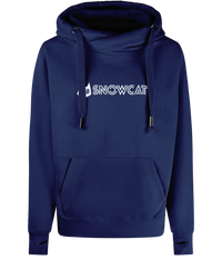 Thumbnail for SNOWCAT Oversized Vegan Cross Neck Text Hoodie Unisex