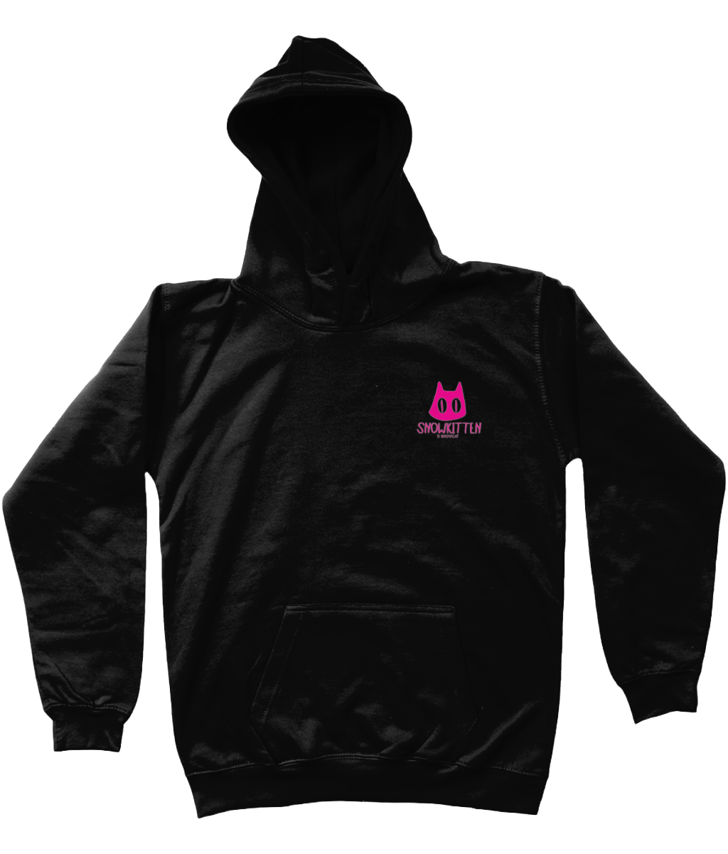 SNOWKITTEN Kids Hoodie Neon Pink Unisex