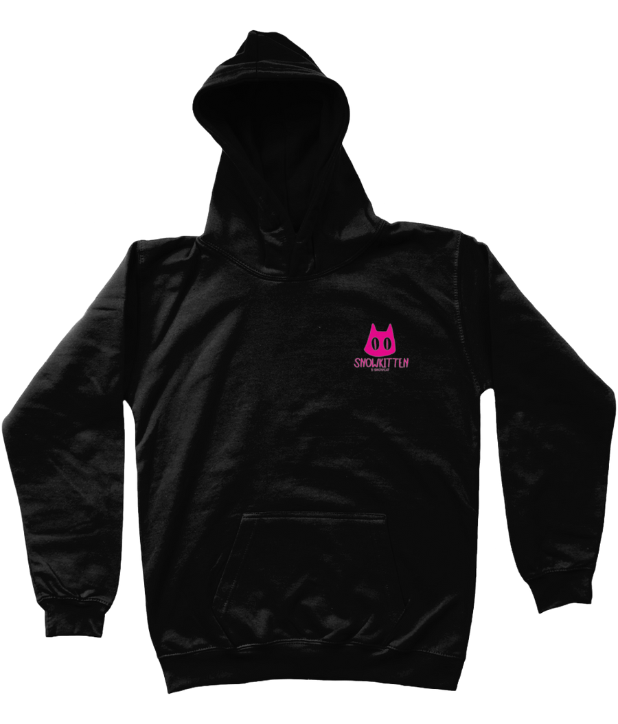 SNOWKITTEN Kids Hoodie Neon Pink Unisex